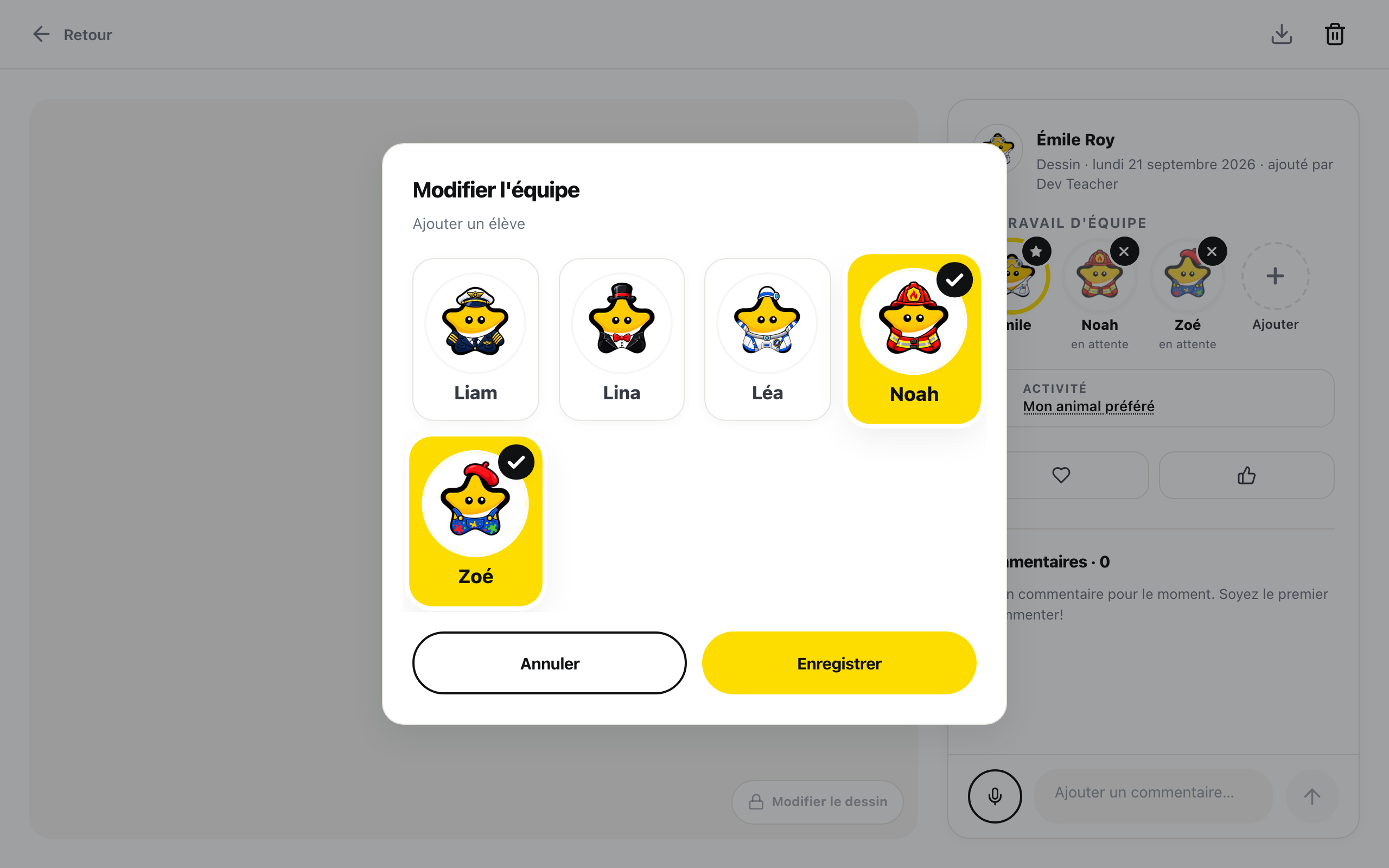 Ajoutez un travail au portfolio en quelques touches